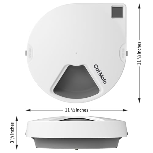 Cat Mate C500, interfaz digital clara para programar comidas.