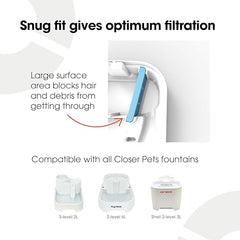 Cat Mate carbon activado: elimina cloro para un sabor más agradable.