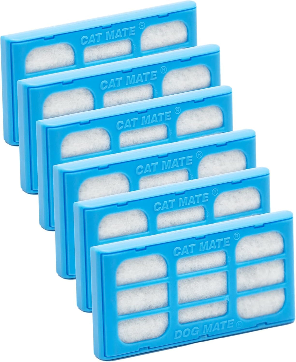 Cat Mate cartuchos filtro 389 pack 6: suministro de agua limpia para mascotas.