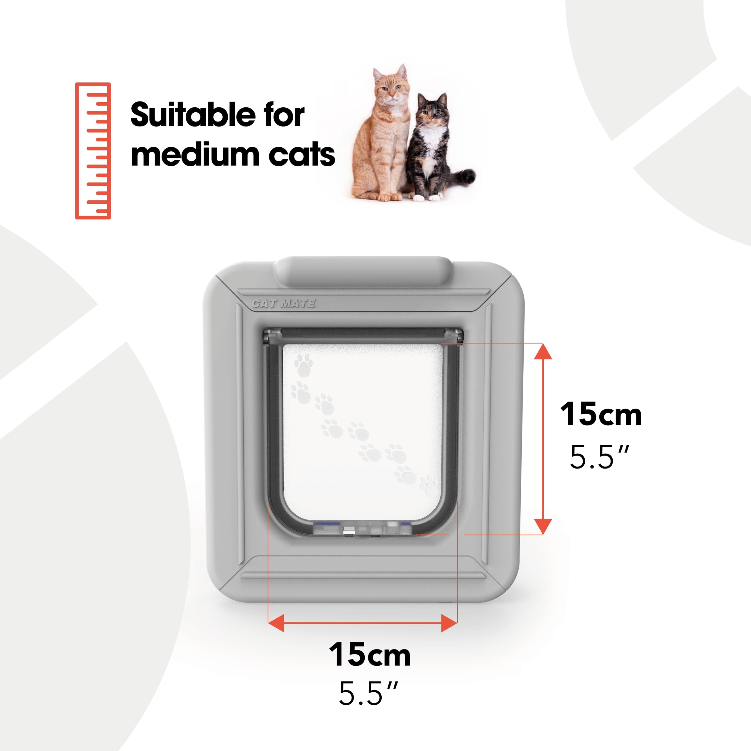 Cat Mate Elite ID Disc Flap cierre magnético para mejor aislamiento