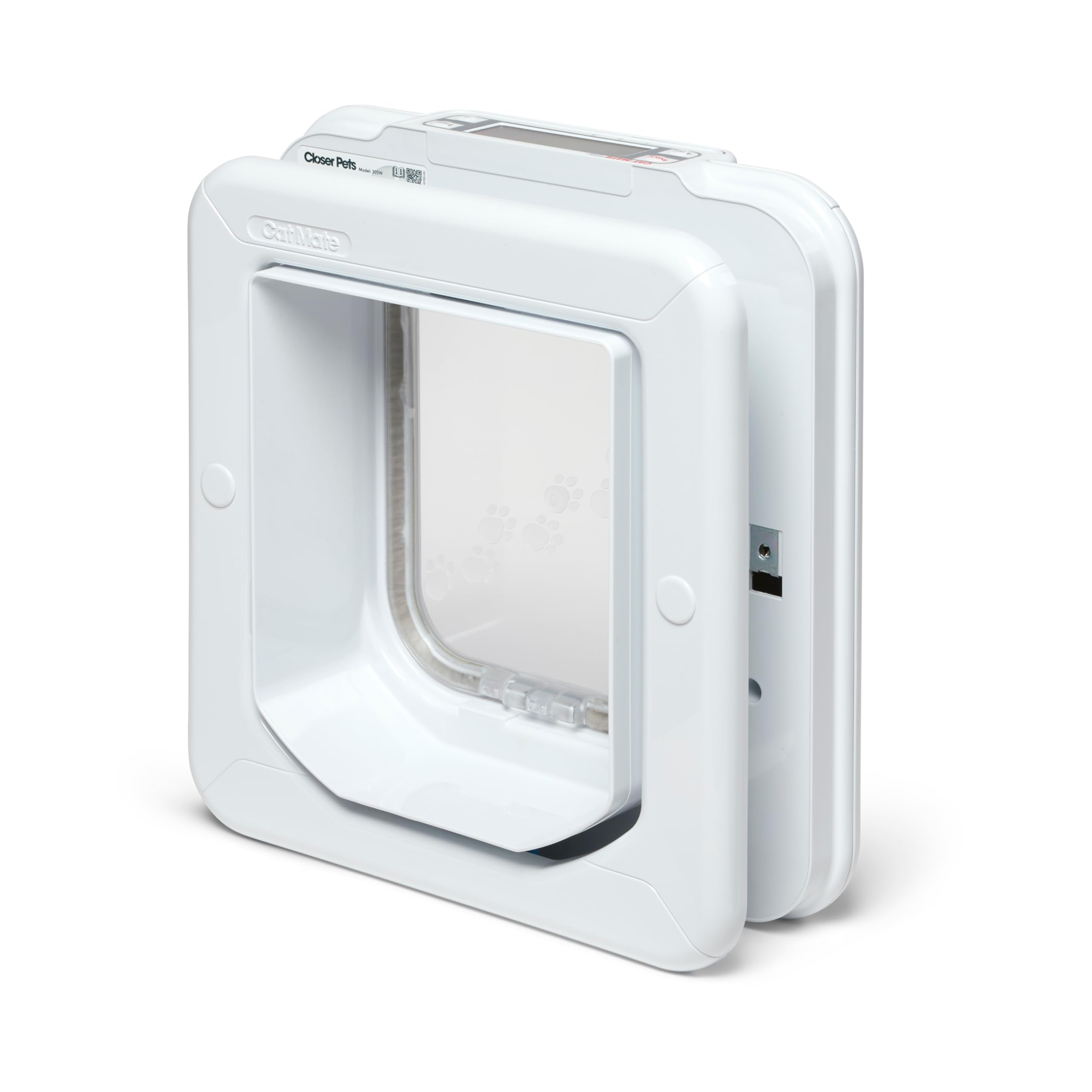 Cat Mate Elite ID Disc Flap instalación fácil en vidrio UPVC o madera