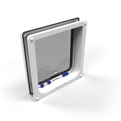 Cat Mate Puerta Gato, diseño resistente a la lluvia para uso exterior.