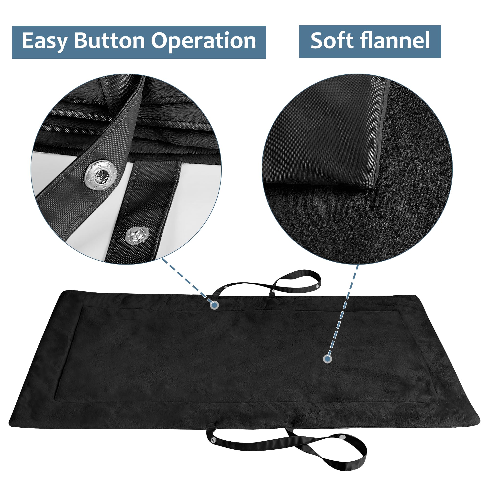 Manta impermeable doble capa reversible de Catalonia Classic para comodidad.