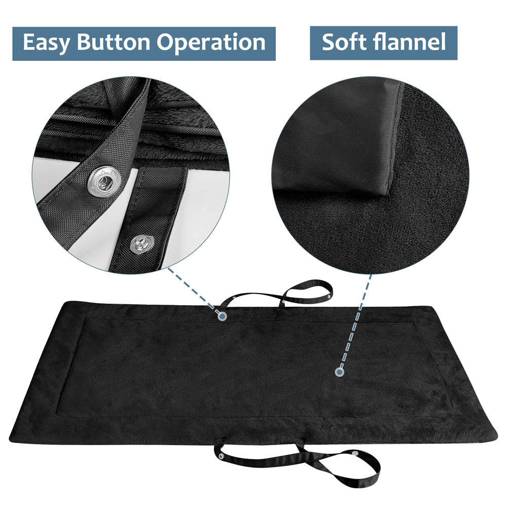 Manta impermeable doble capa reversible de Catalonia Classic para comodidad.