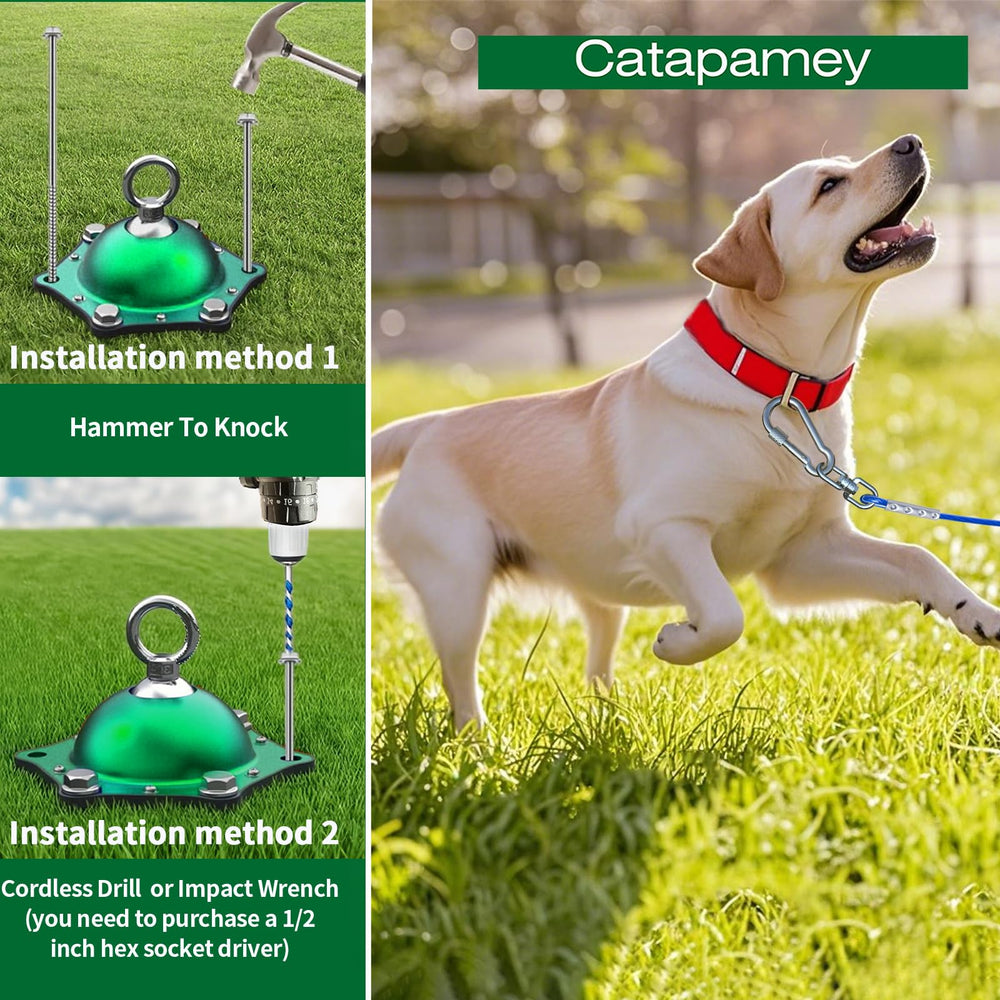 Catapamey: base giratoria 360° que evita enredos durante el juego.