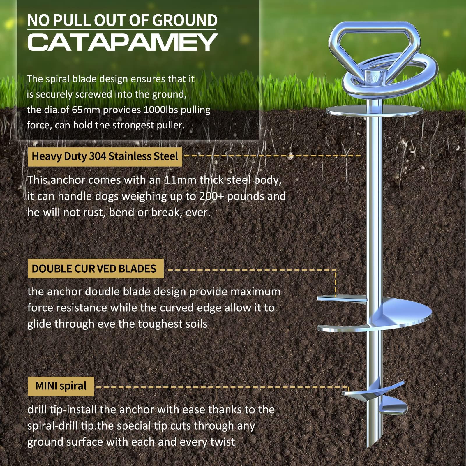 Catapamey uso exterior en patio y campo, promueve movilidad segura.