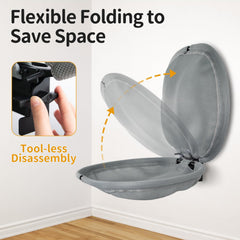 CatAve soporte metálico resistente garantiza seguridad y durabilidad para jugar.
