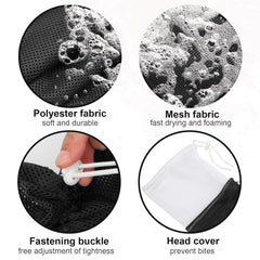 Catcan bolsa de baño para gatos con cordones ajustables para fijar el cuerpo.