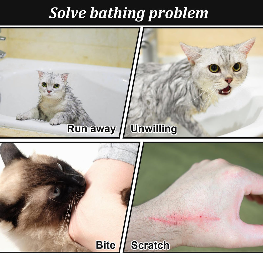 Catcan entrada y salida fáciles para un baño controlado.