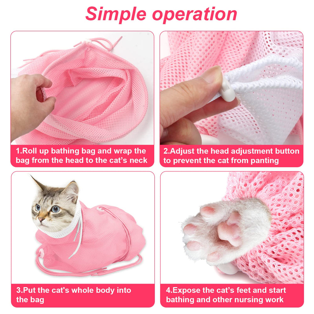 Catcan bolsa de baño para gato talla universal para diferentes tipos de pelaje.