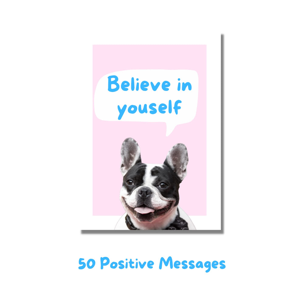 Cartas CatchYourDreams Dogs Against Anxiety, ejercicios rápidos para calmarse en minutos.