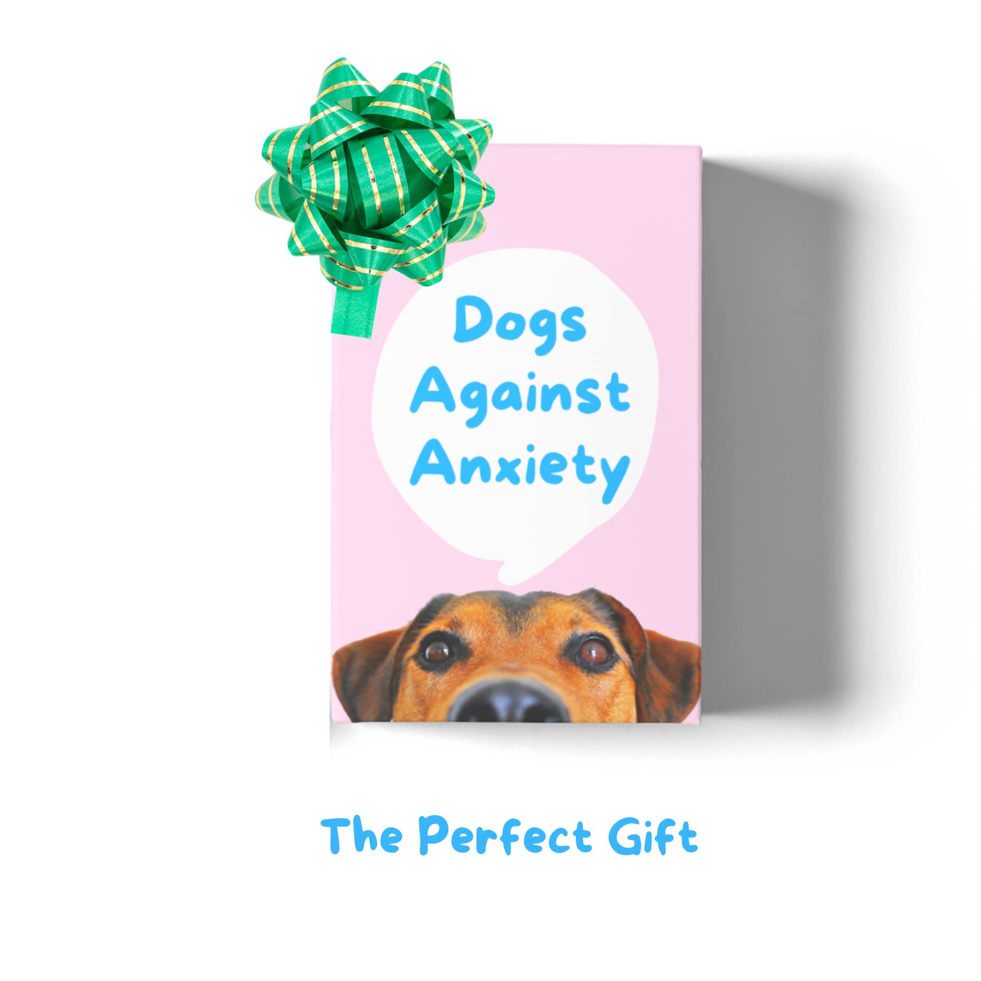 Tarjetas CatchYourDreams Dogs Against Anxiety, tamaño billetera para llevar a cualquier parte.