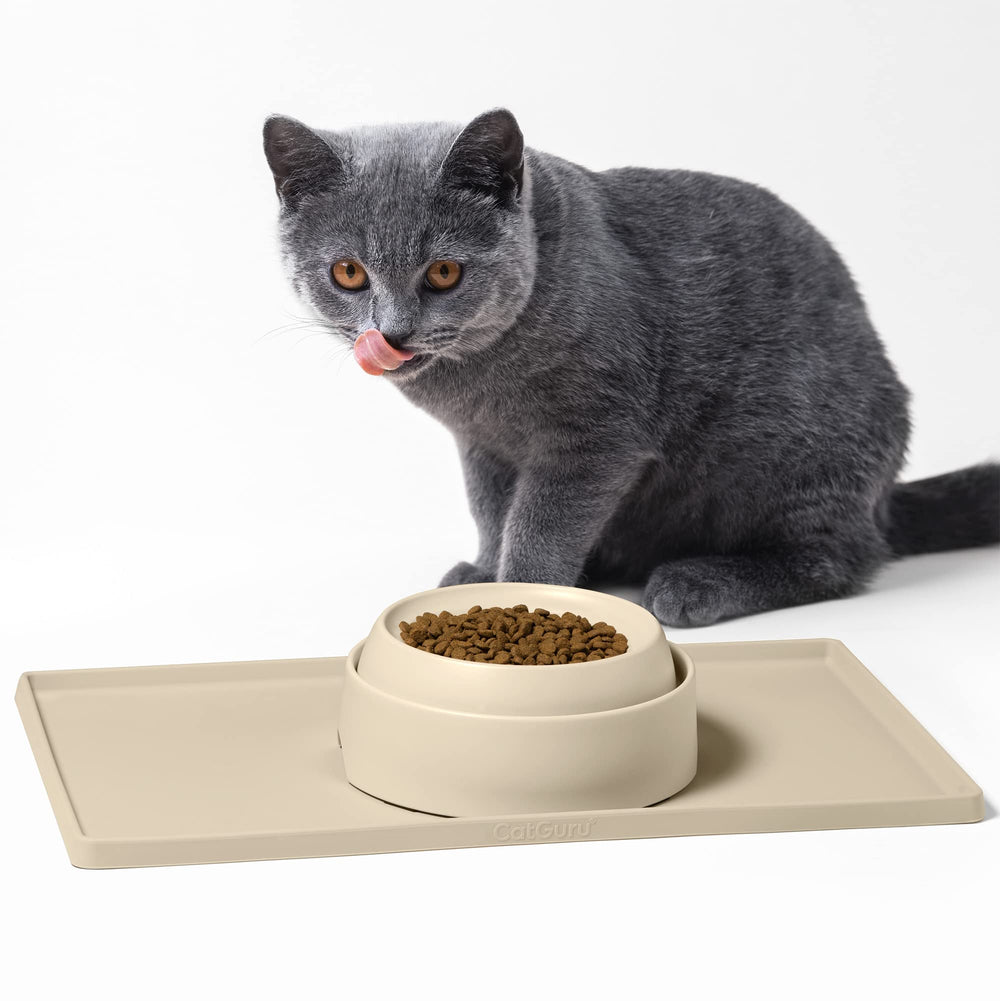 CatGuru evita-derrames durante la comida, limpieza más fácil.