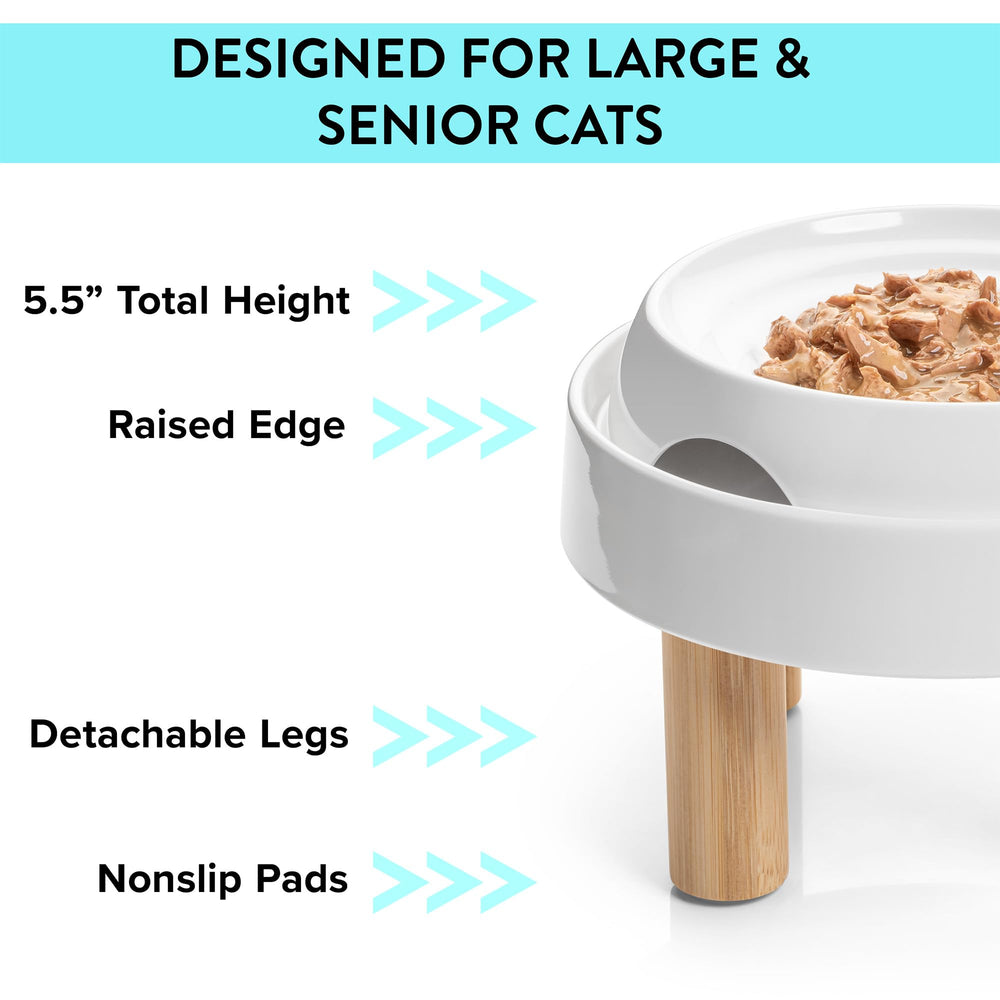 CatGuru Food Table facilita el uso diario y la limpieza.