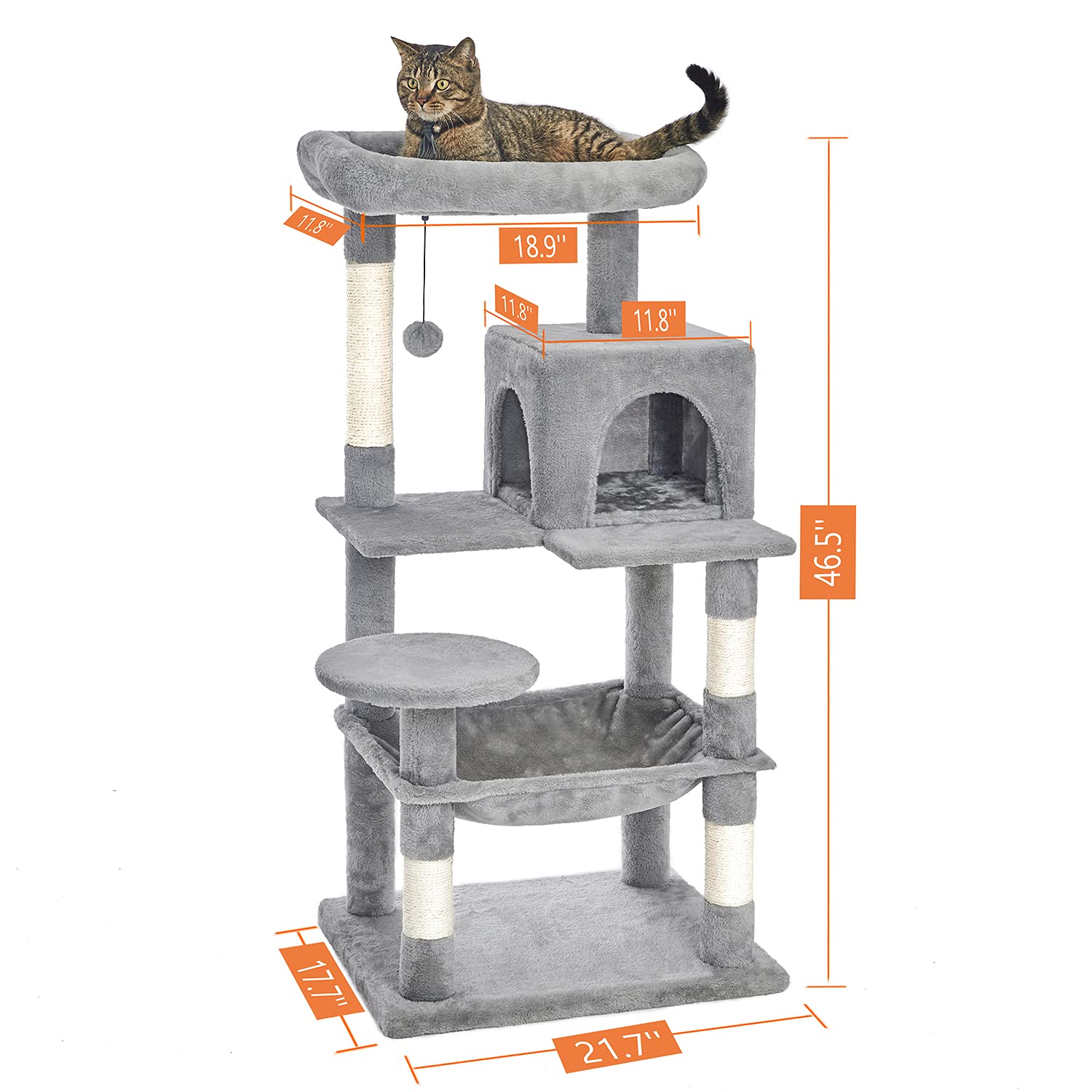 Catinsider hammock gato grande: zona de descanso suave y segura.