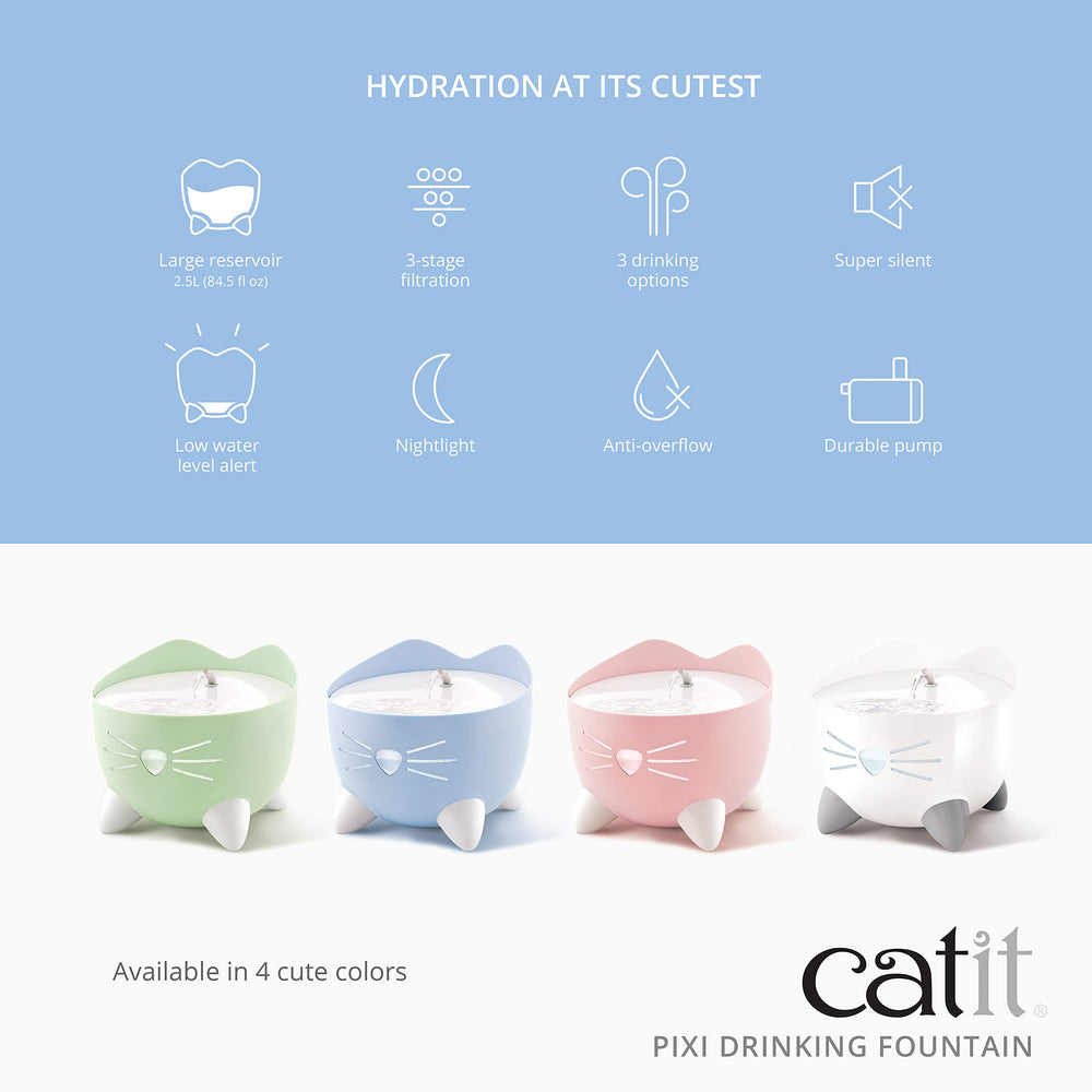 Catit PIXI corriente con boquilla para gatos exigentes