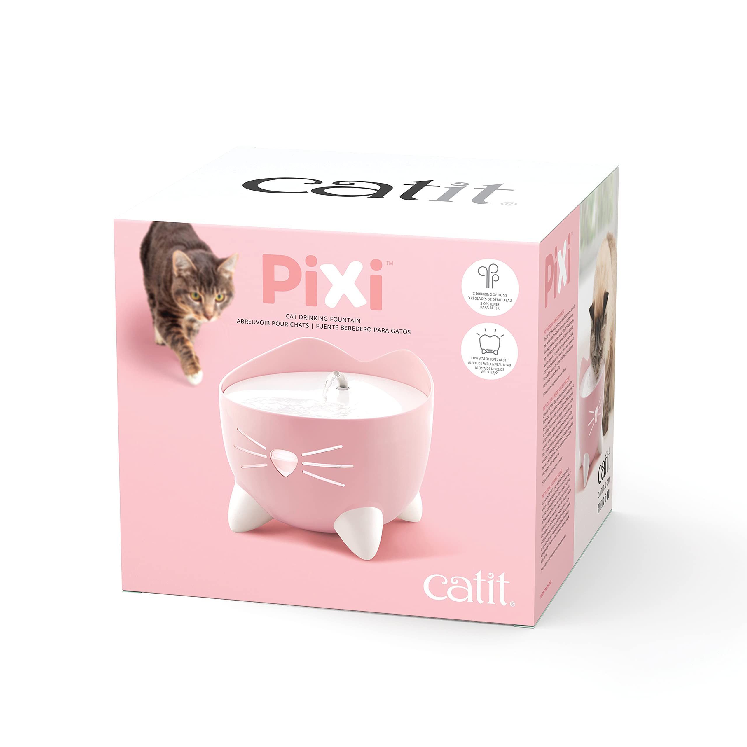 Catit PIXI filtro tres etapas para agua más limpia