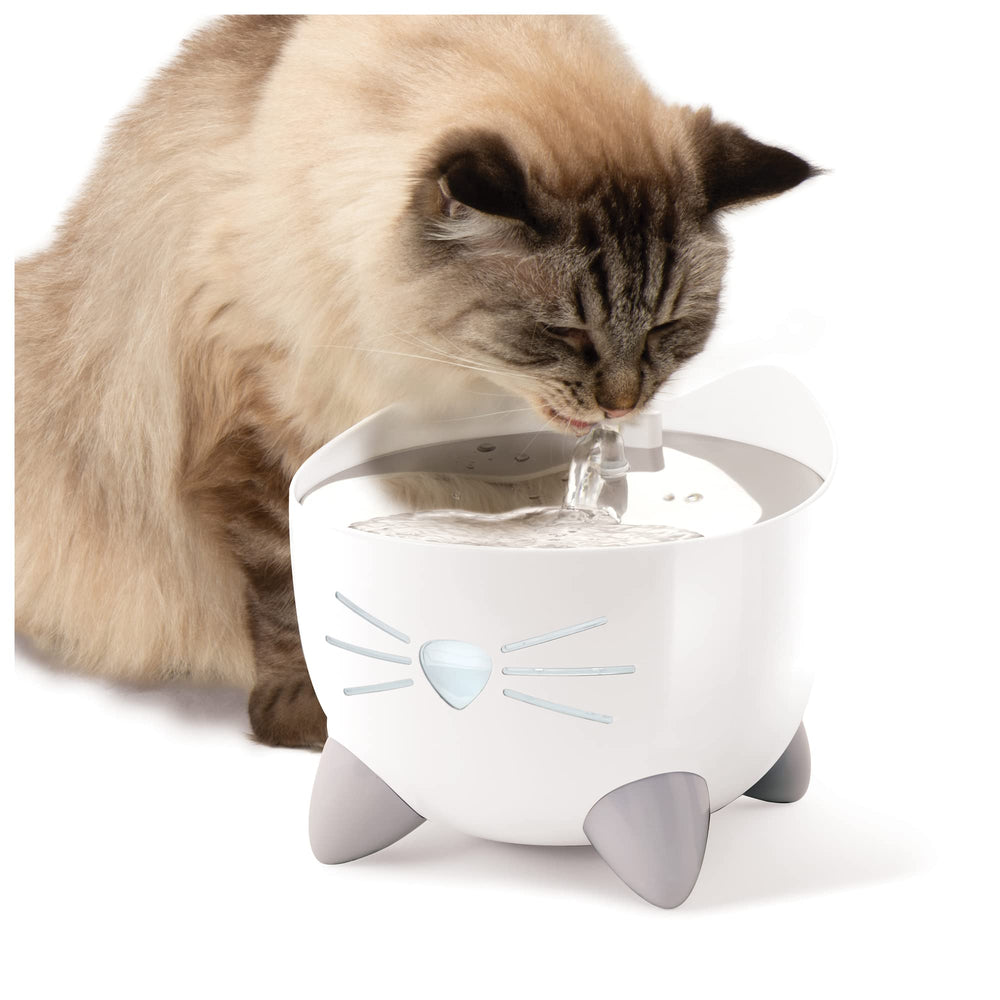 Catit PIXI con luz UV-C, agua más clara y segura para beber.