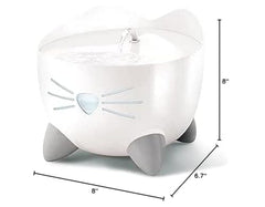 Catit PIXI nariz iluminada indica nivel de agua y funciona como luz nocturna.