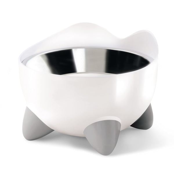 Plato elevado Catit PIXI con patas para comodidad del gato