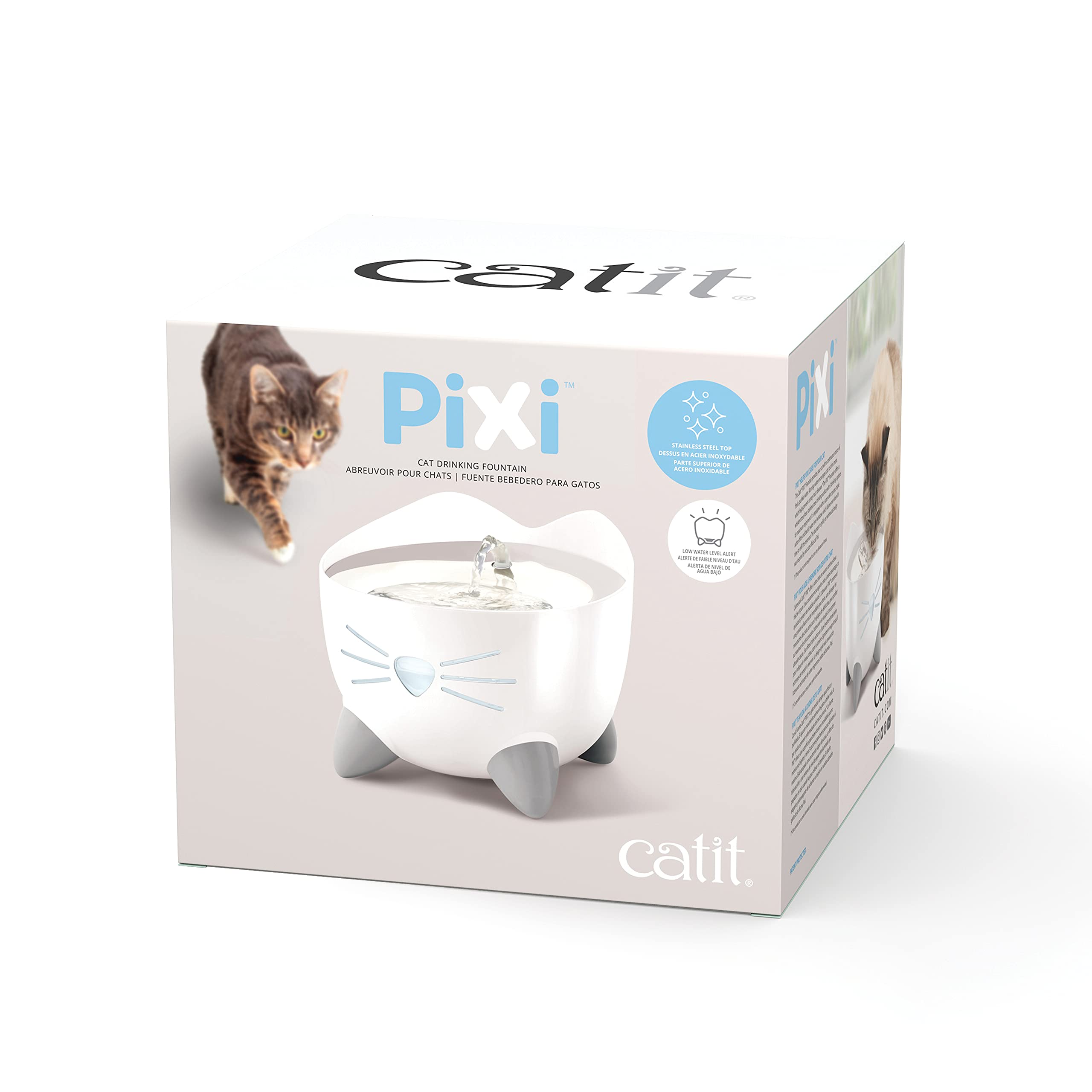 Catit PIXI ventana de nivel iluminada para ver el nivel de agua