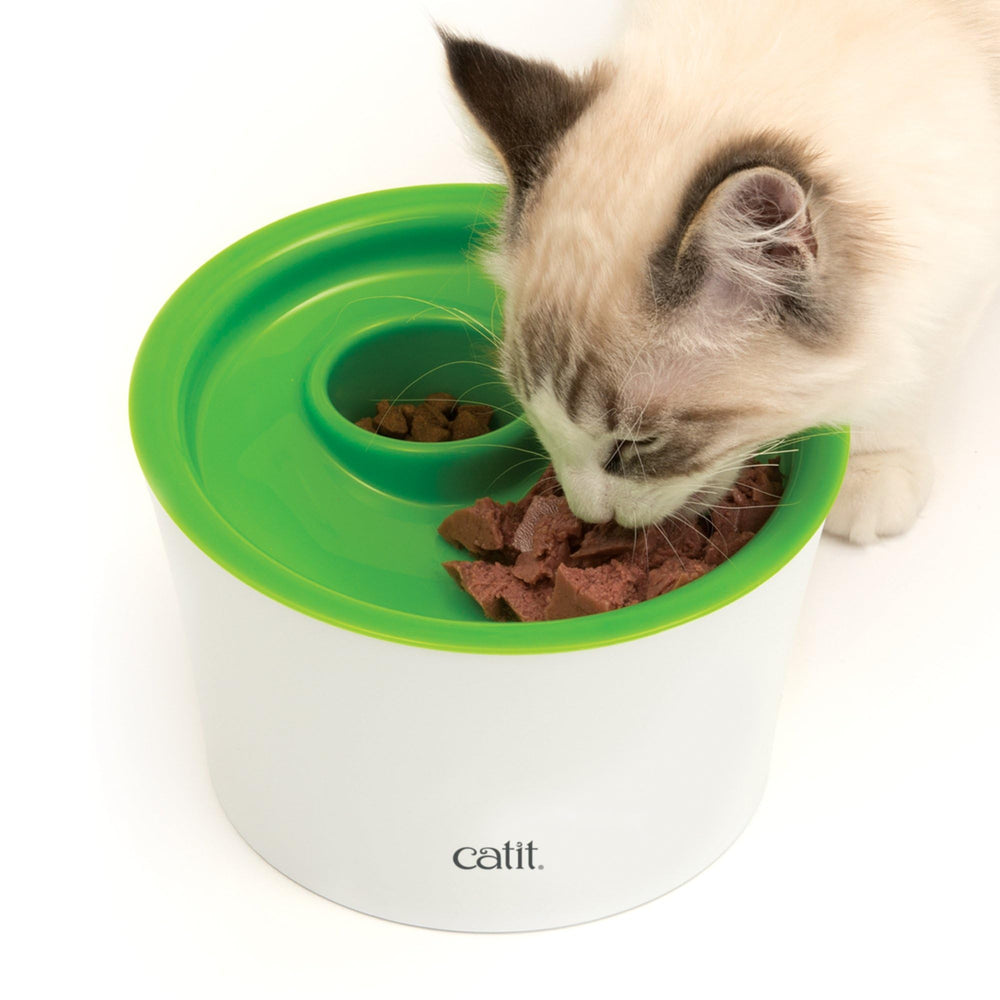 Catit Senses 2.0 Alimentador Múltiple: tazón con comida húmeda para comer fresca