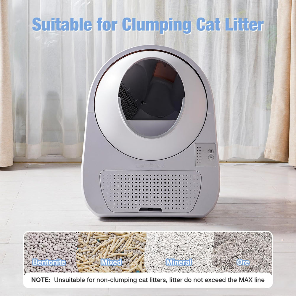 CATLINK capacidad 57L, amplio espacio para arena