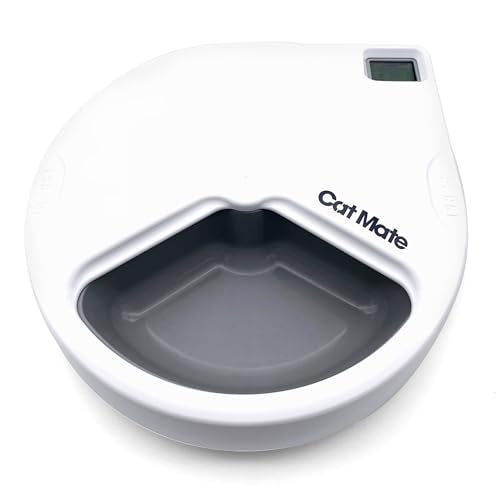 Cat Mate C300 pantalla digital, temporizador claro para programar comidas.