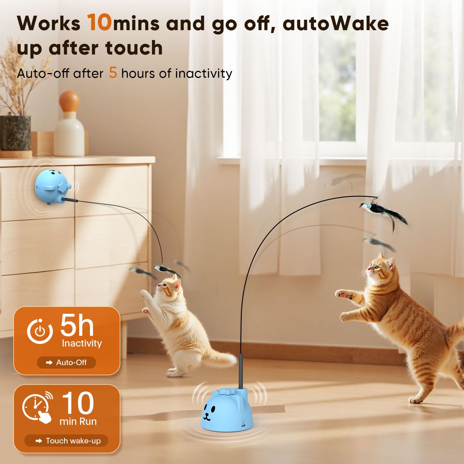 CATPICK Base de succion fuerte mantiene el juguete estable durante el juego