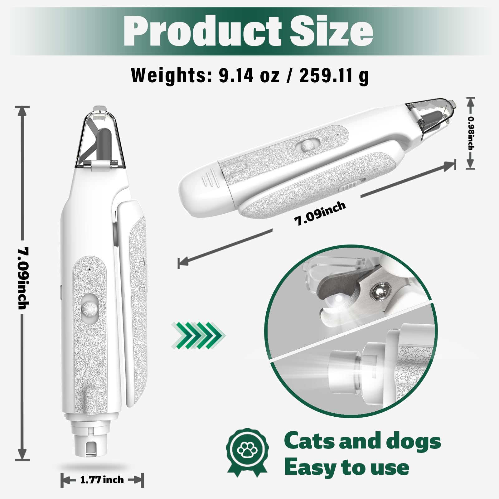 CATPICK diseño ergonómico para una sujeción firme
