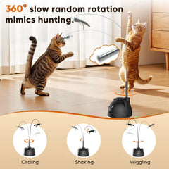 CATPICK giro 360: movimiento interactivo que mantiene activo al gato