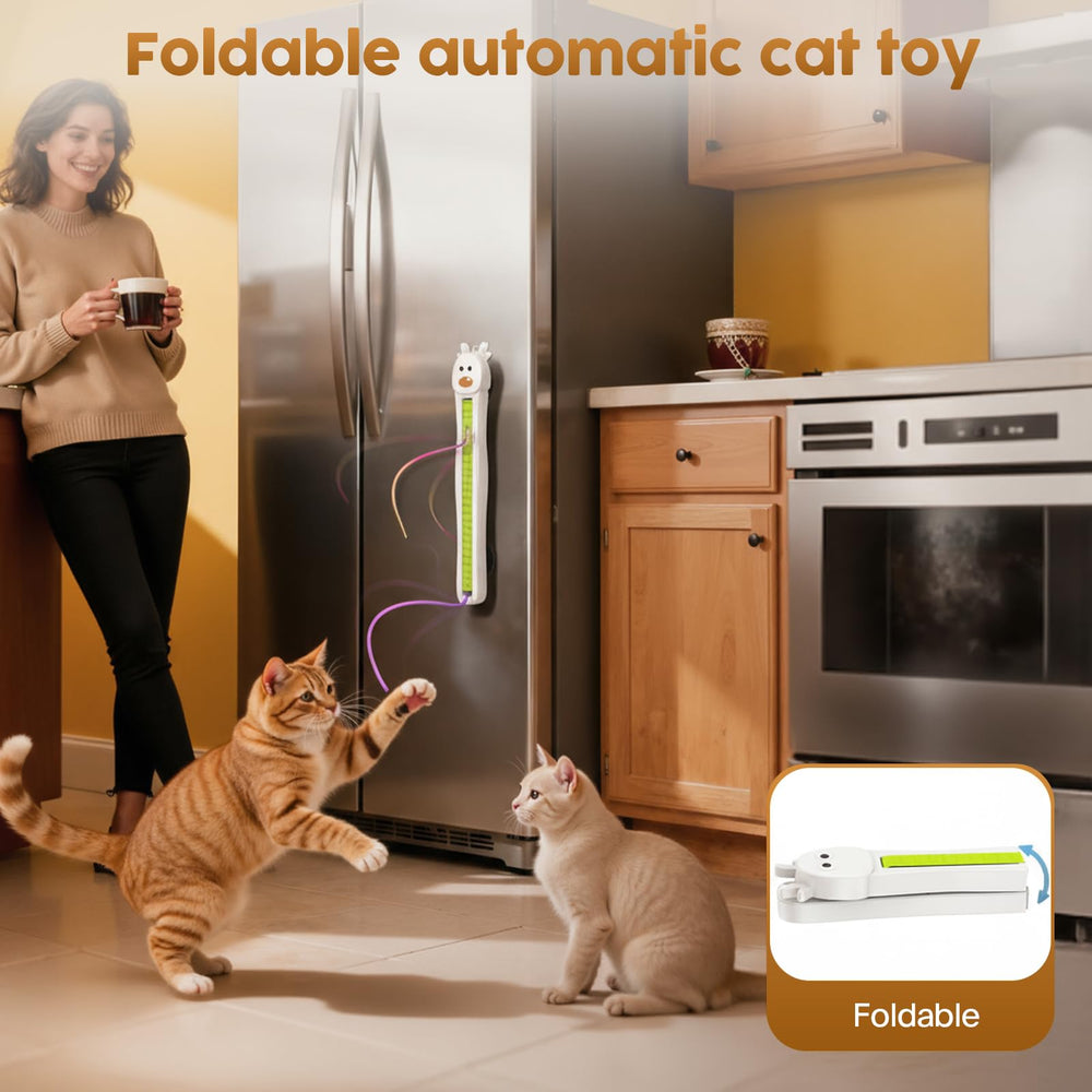 Catpick joy parada automática evita sobreexcitación y mantiene el juego seguro