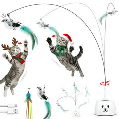 Catpick joy succión de 8 cm en superficie lisa para juego estable.