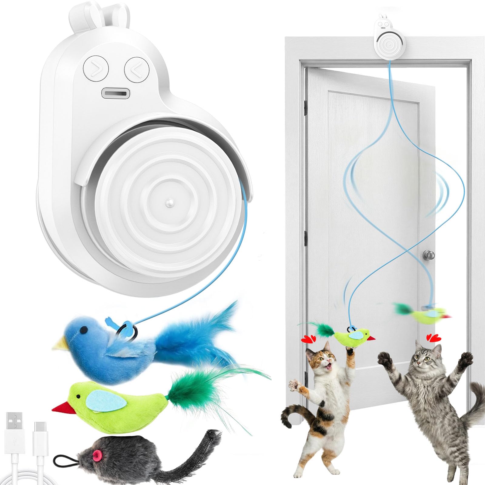 CATPICK juguete interactivo para gatos con pájaro volador
