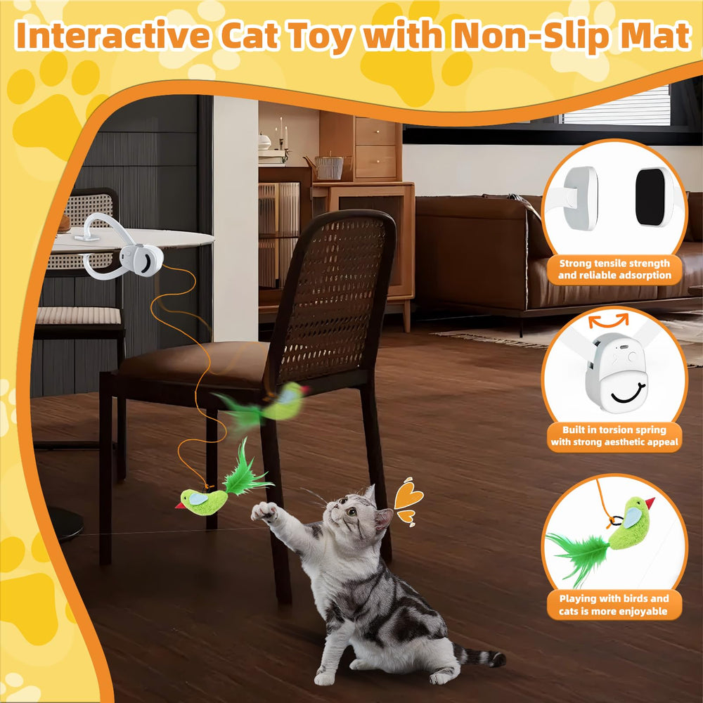CATPICK juguete-gato-raton-volador para activar instintos de caza en casa