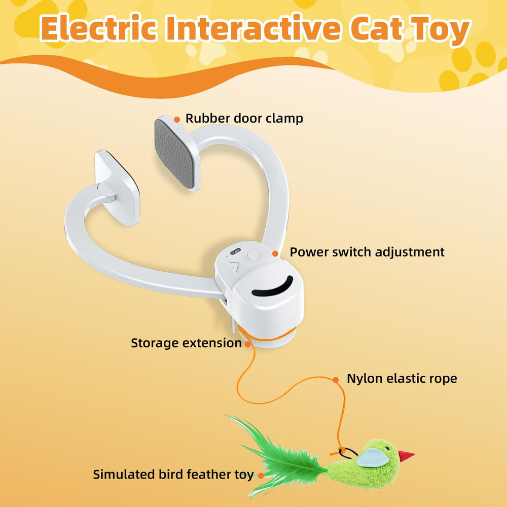 CATPICK juguete-gato-recargable-cable-carga para juego continuo