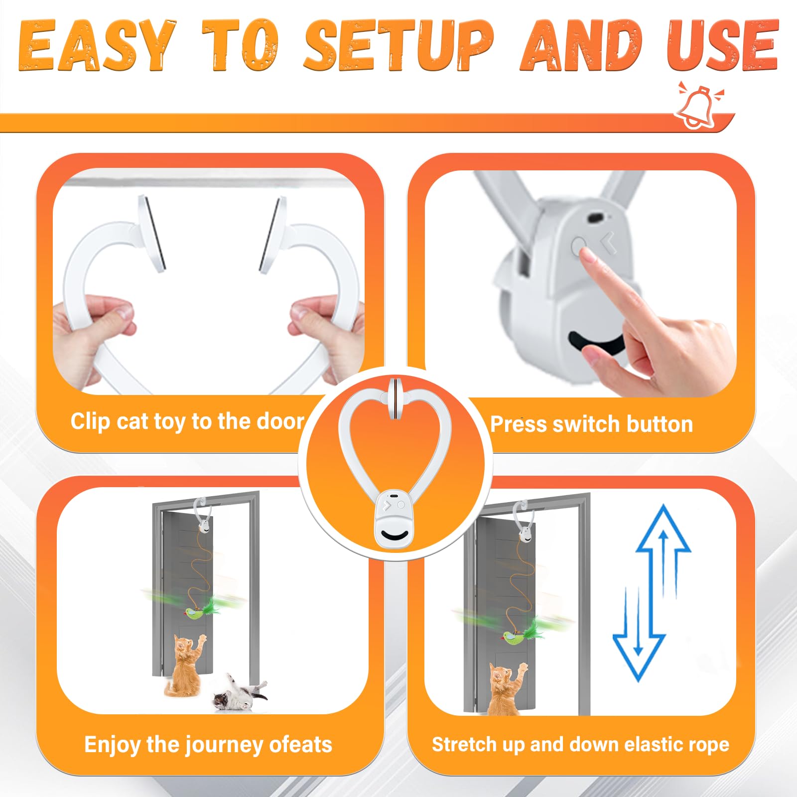 CATPICK juguete-gato-uso-varios-gatos ideal para hogares con varios felinos