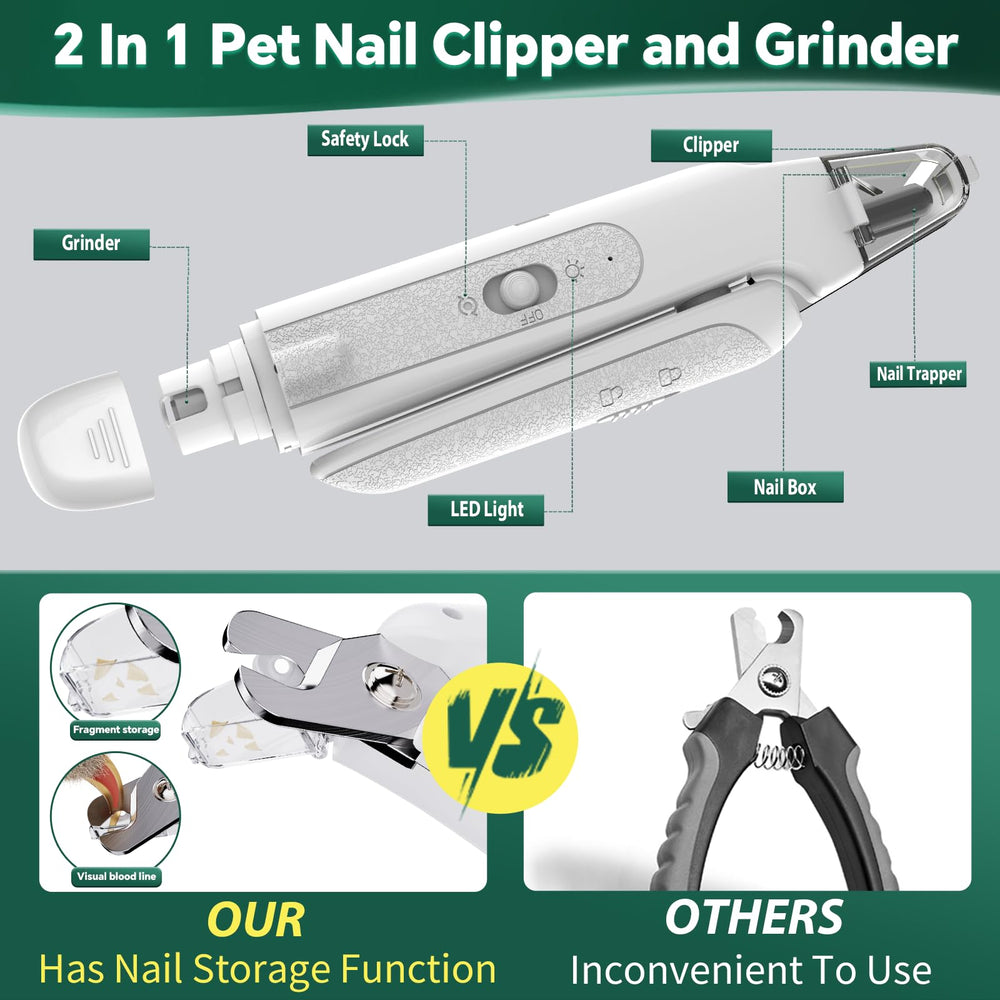 CATPICK luz LED para ver venas y uñas durante el corte