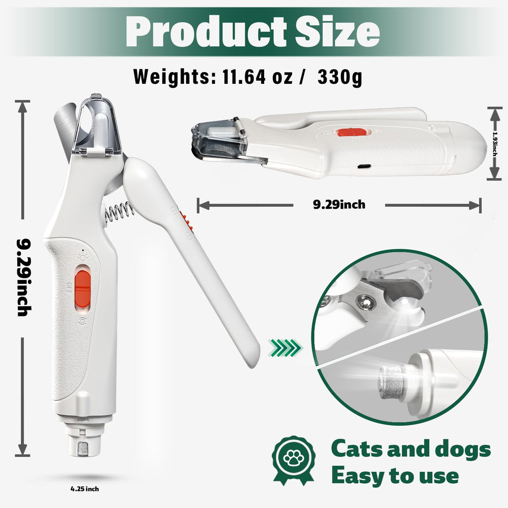 CATPICK luz LED para recortar uñas de perro