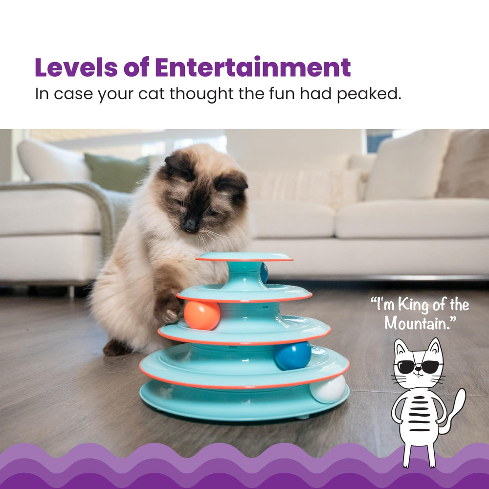Catstages Chase Meowtain: bola giratoria por nivel para juego continuo