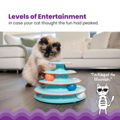 Catstages Chase Meowtain: bola giratoria por nivel para juego continuo