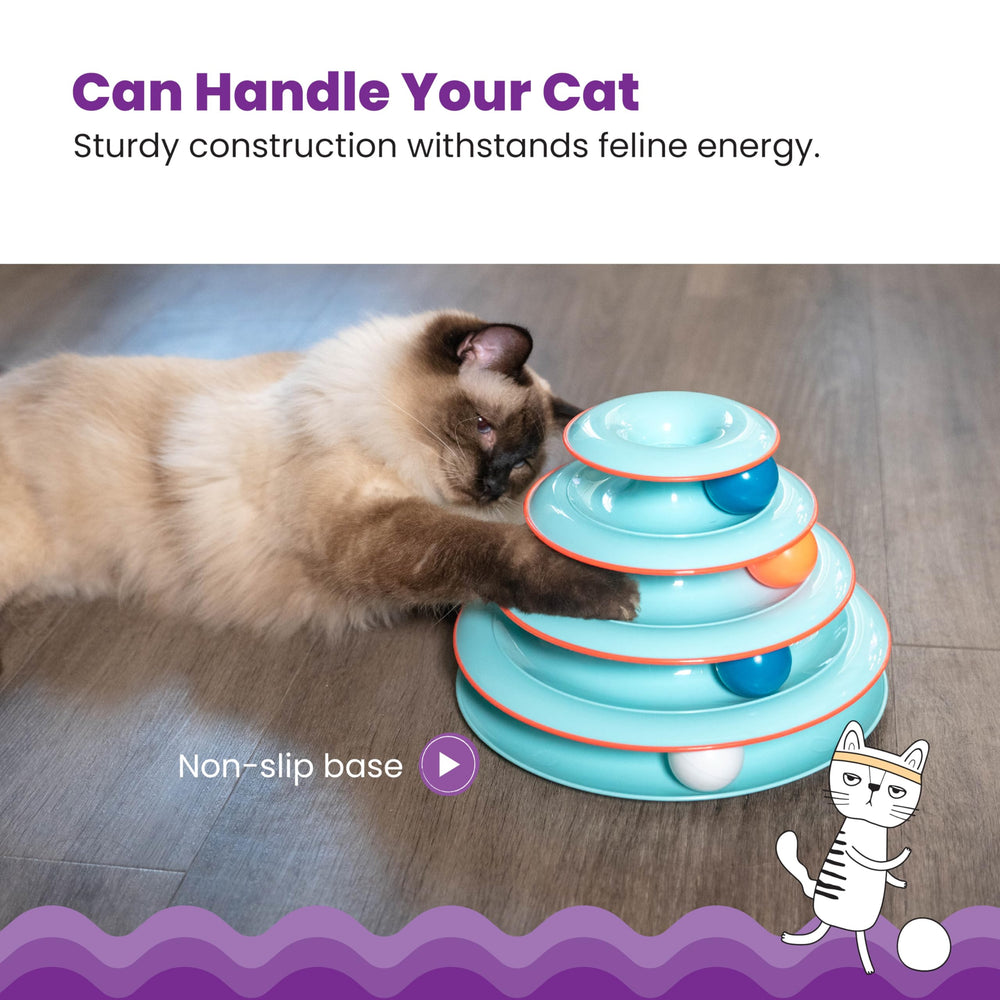 Catstages Chase Meowtain: diseño cerrado para seguridad durante la exploración