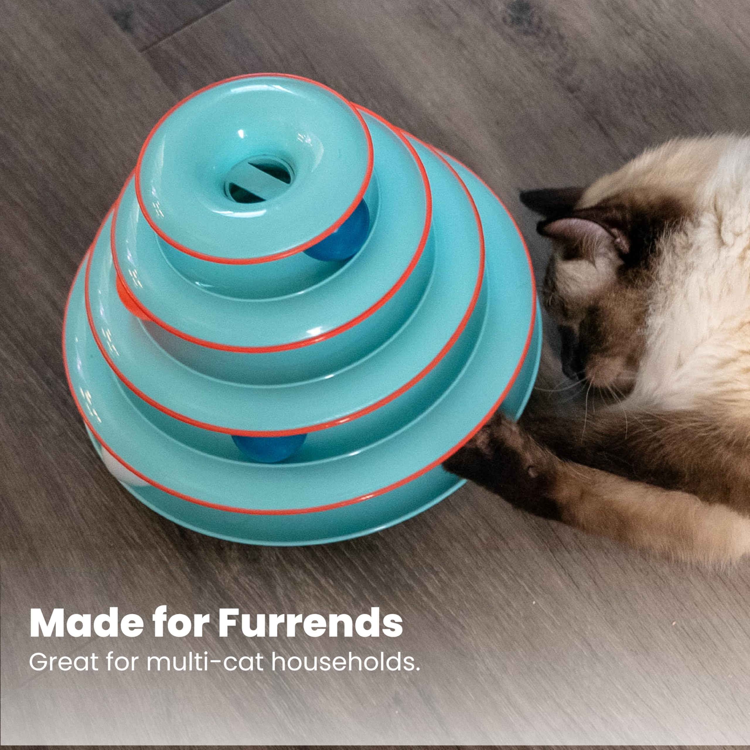 Catstages Chase Meowtain: entretenimiento para gatos gracias a las bolas giratorias