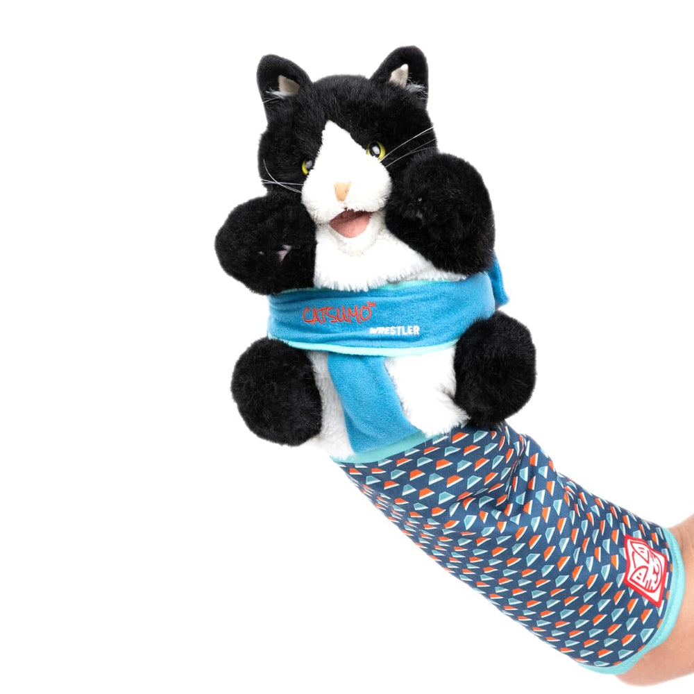 CATSUMO guante luchador para gatos, interacción segura y divertida para jugar.