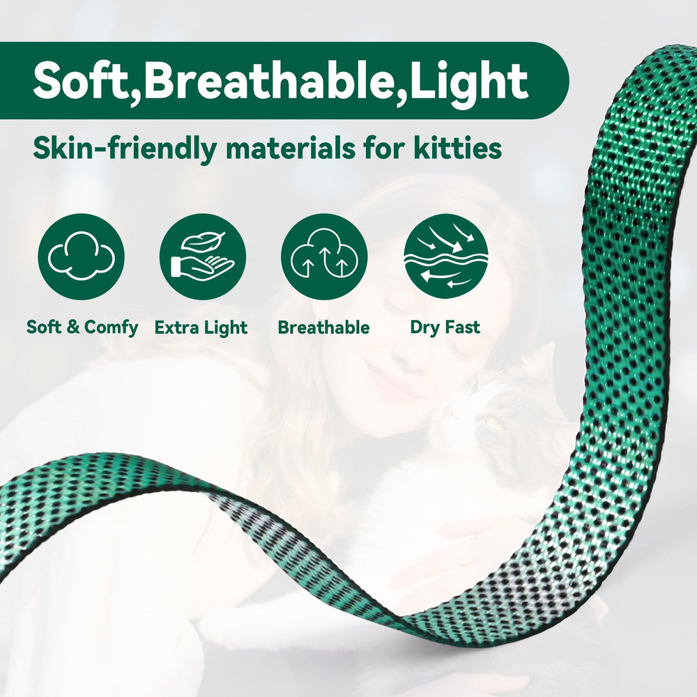 Cattooll ajuste cuello-pecho para gatos de distintos tamaños.