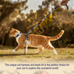 Cattooll arnés-confort-nylon-ligero, sensación suave para caminatas diarias.