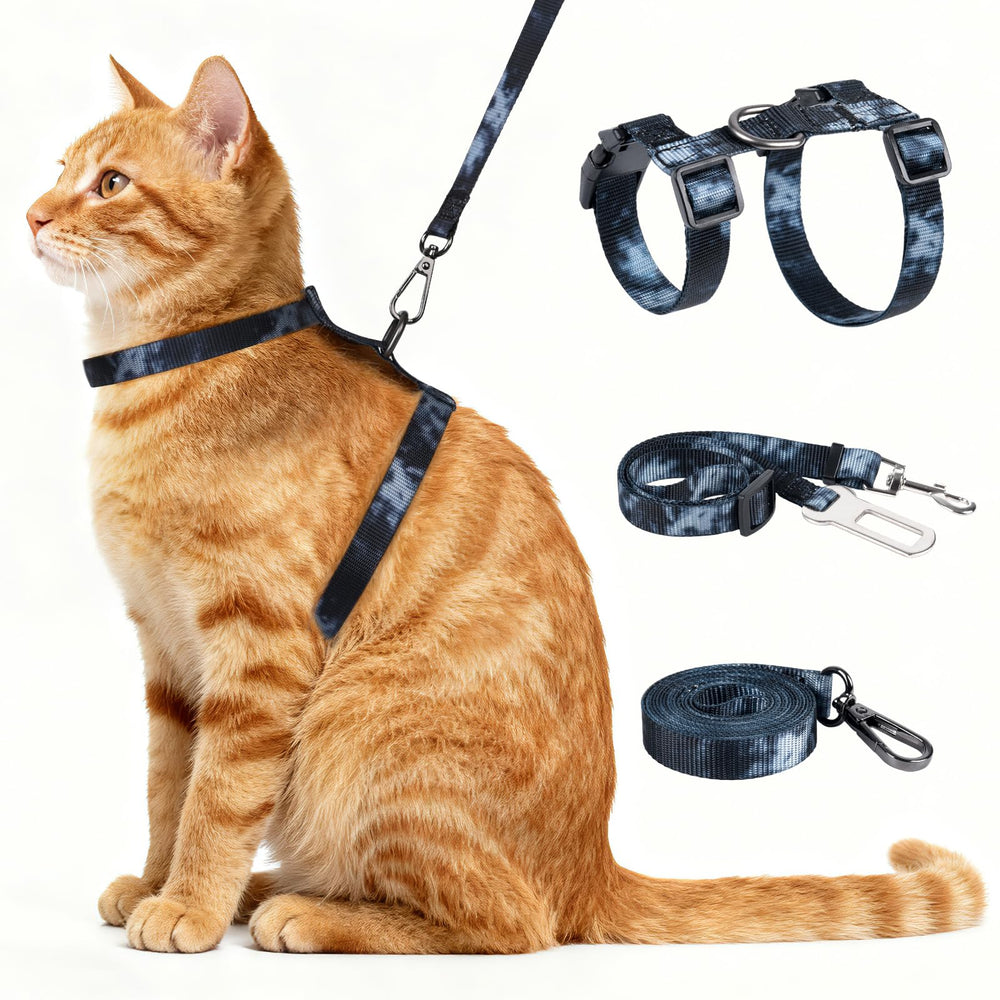 Cattooll arnés gato 3-en-1 a prueba de escape, ideal para paseos