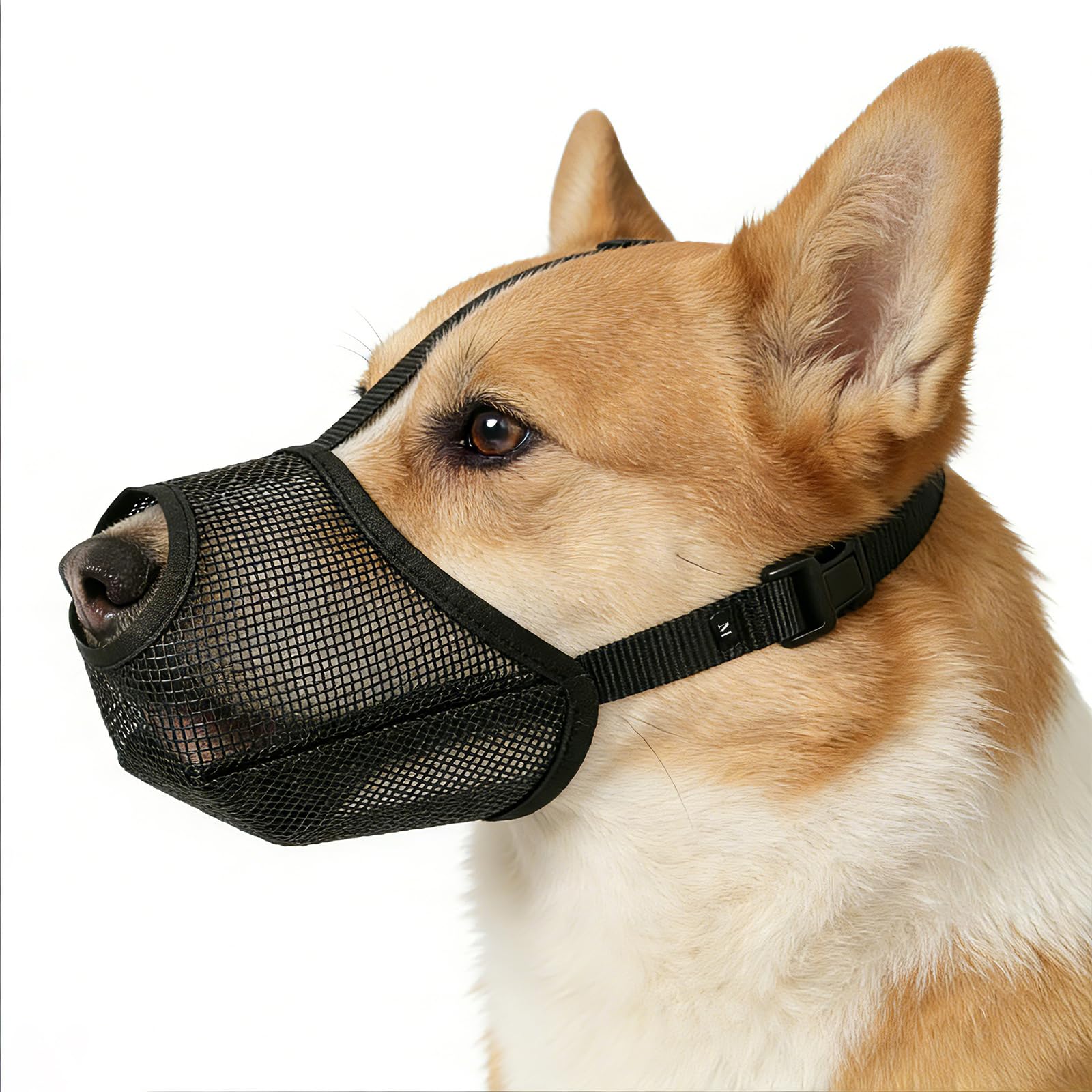 Cattooll bozal de perro malla suave, cómodo para paseos