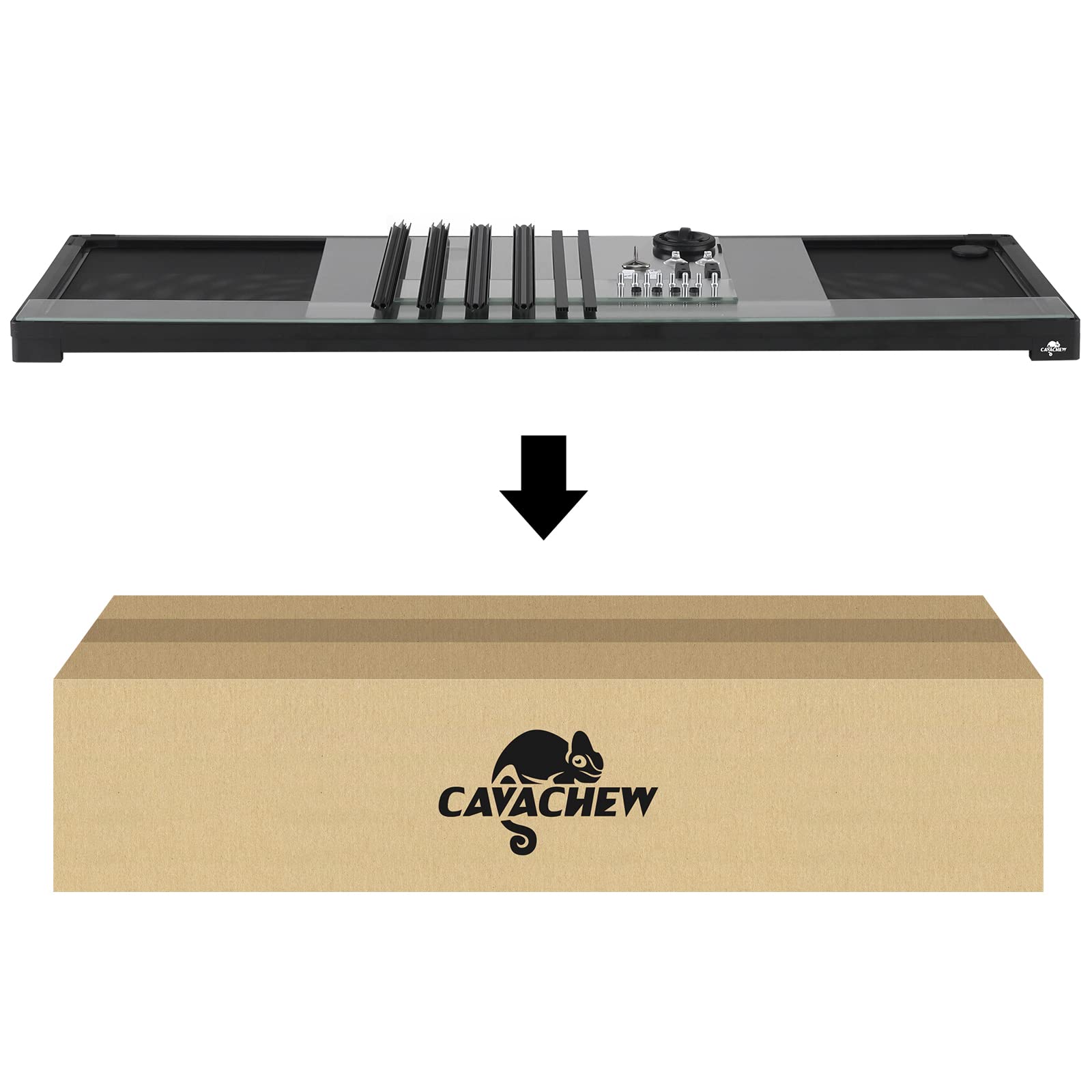 CAVACHEW 67gal terrario, orificio para humidificador para mayor humedad controlada.