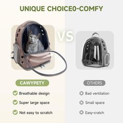 Diseño cuadrado amplio de Cawypety, espacio para moverse.